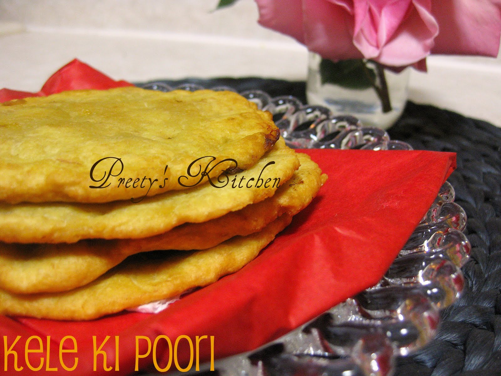 Preety's Kitchen Kele Ki Poori/ Indian Banana Bread