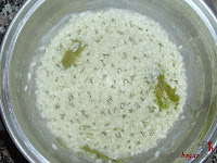 mousse de arroz con leche-agua evaporada