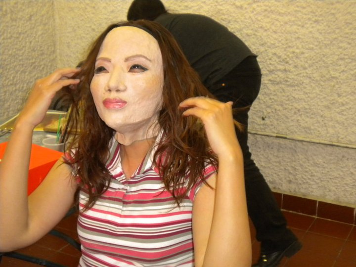 Máscara mexicana/ Mexican mask Mascaras de látex "taller de abril de 2011"