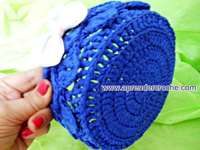 croche endurecido cestas aprender croche com edinir-croche