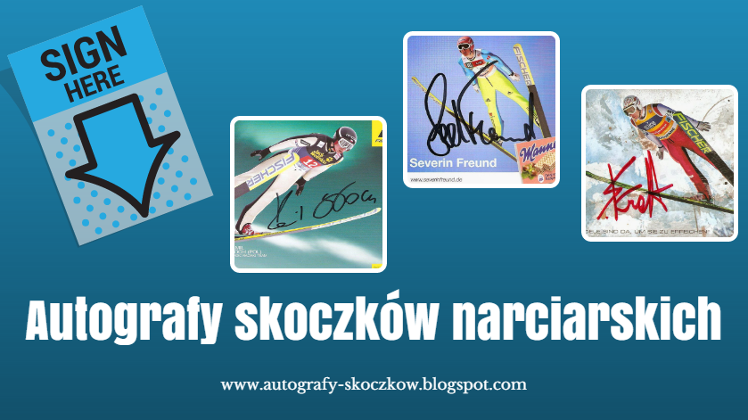 Autografy skoczków narciarskich