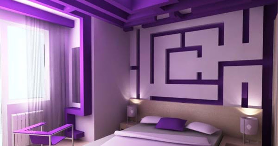 Home Interior Designs: Simple Ideas For Purple Room Design