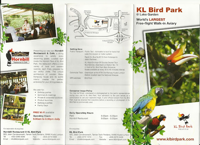 KL Bird park and Lake Garden