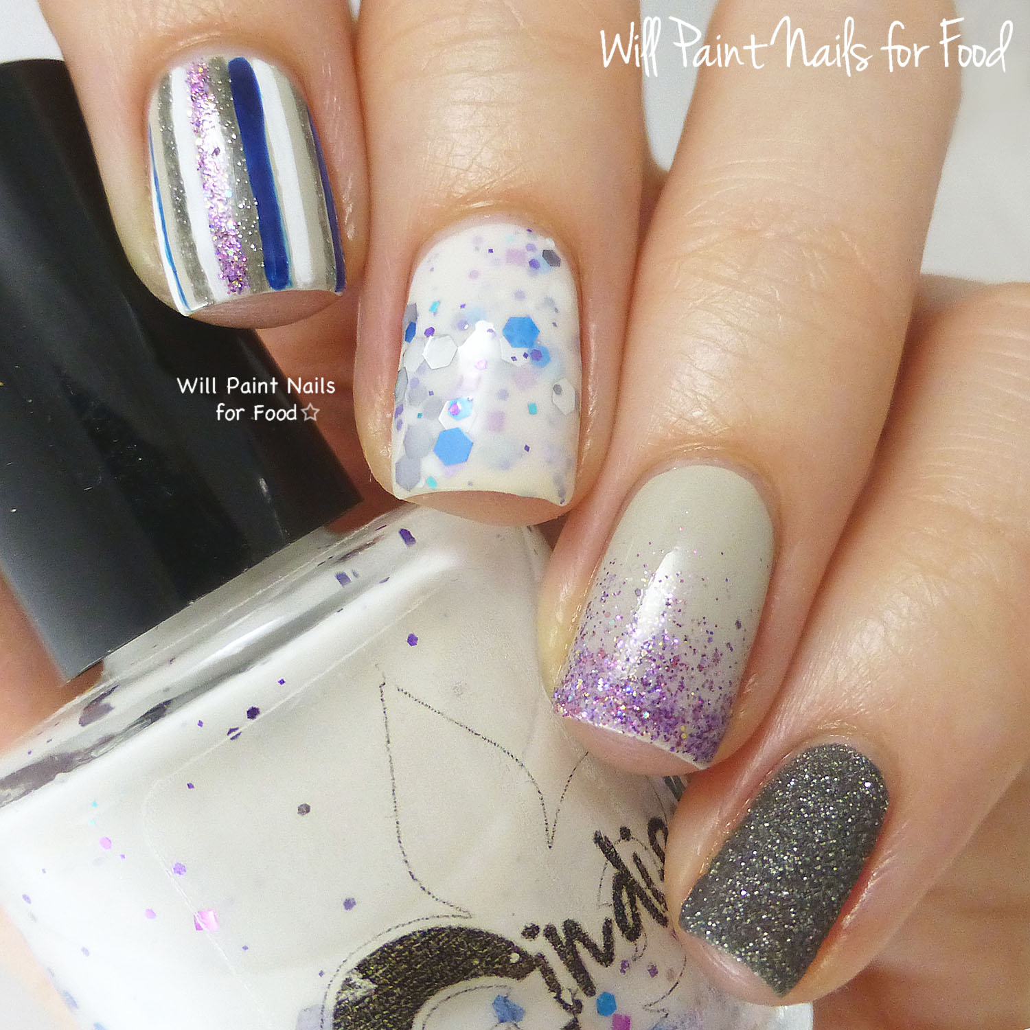 Jindie Nails Tried & True mix and match nail art