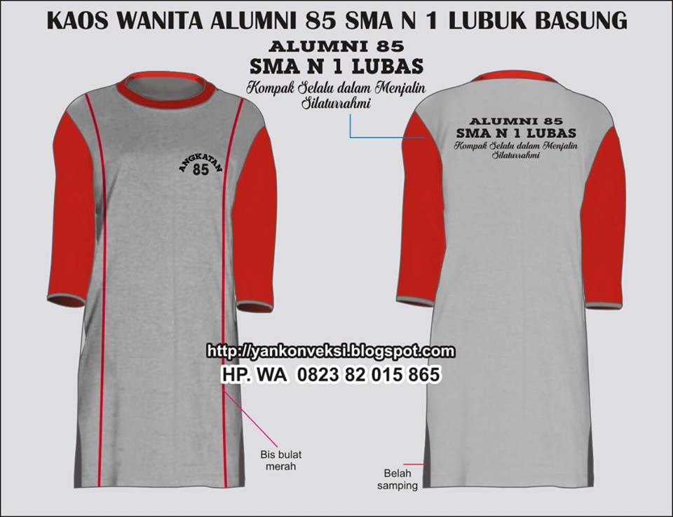 KAOS ALUMNI ALUMNI 85 SMAN 1 LUBUK BASUNG