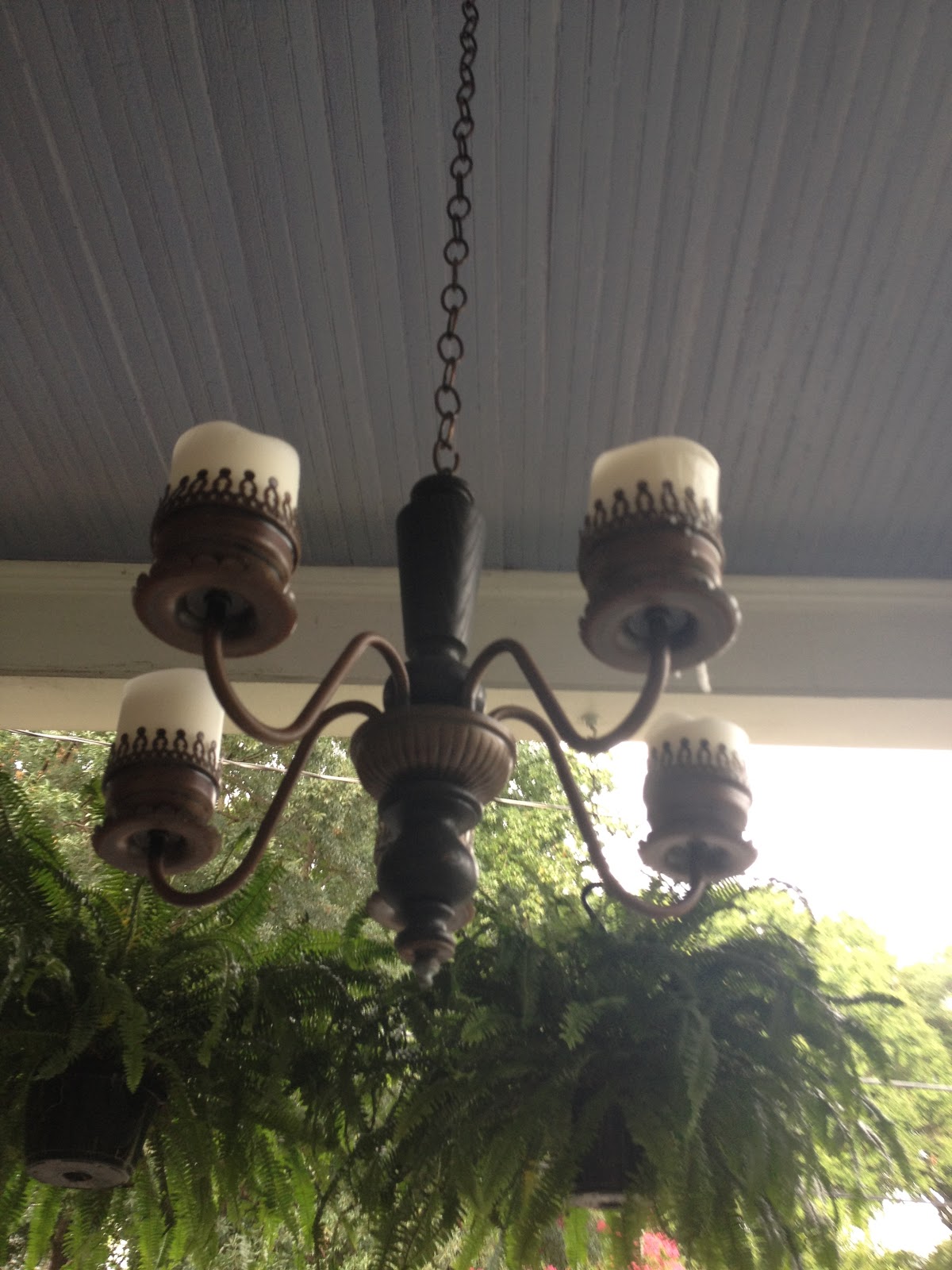 . DIY Candle Chandelier