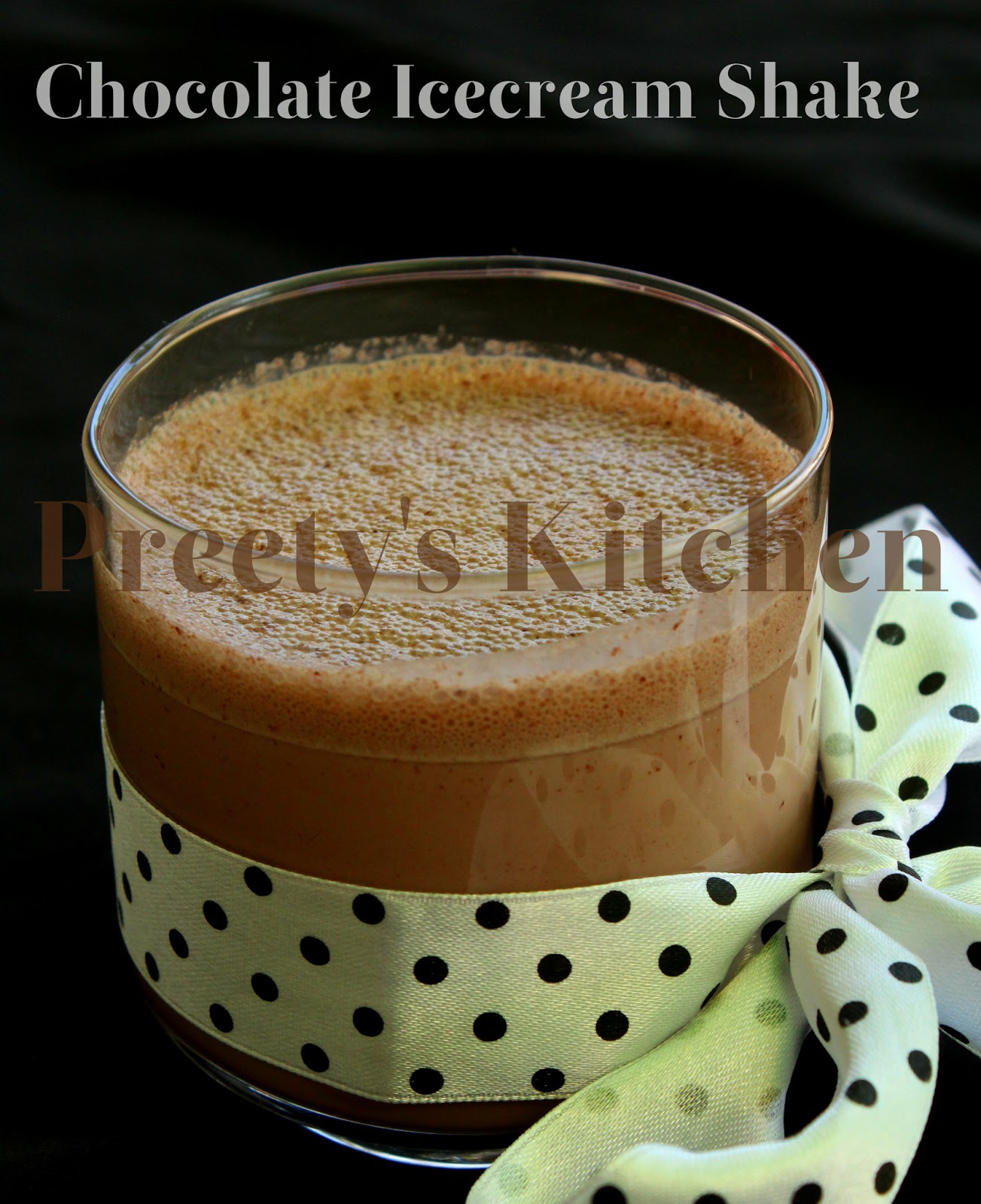 Preety's Kitchen Chocolate Icecream Shake Recipe