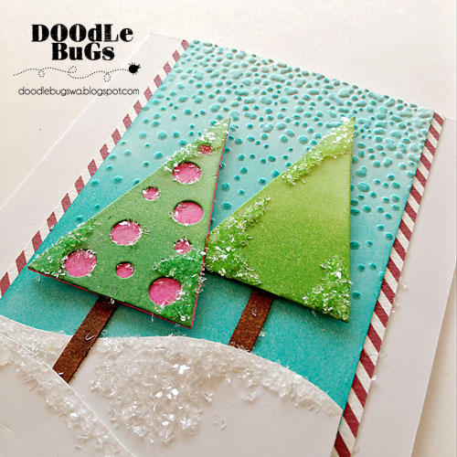 Doodlebugs Sizzix Triplets Christmas Tree Die