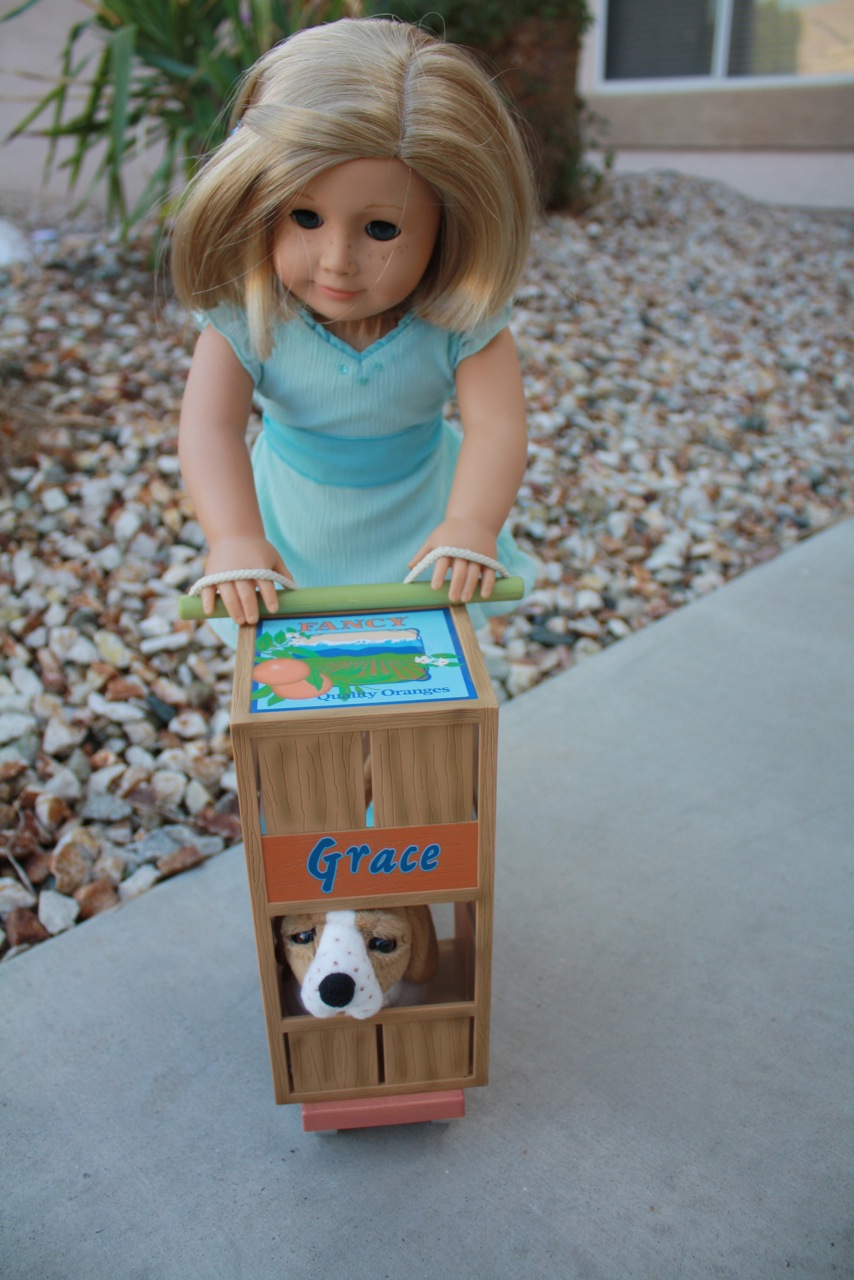 Pretty Lilly an American Girl Kit's Scooter