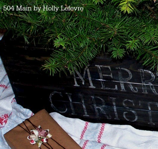 504 Main by Holly Lefevre How to Make A Christmas Tree Stand Crate