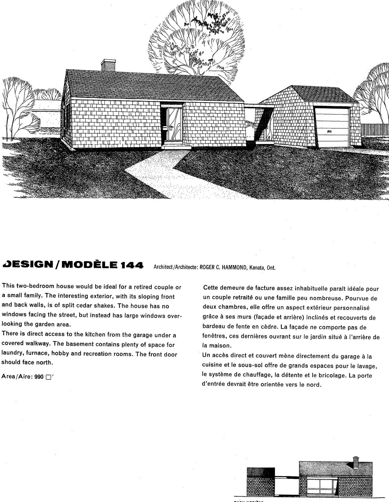 MidCentury Modern and 1970sEra Ottawa CMHC house designs from the midcentury