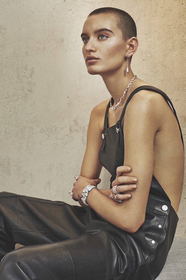 Hermes 2015 AW Black Leather Dungarees Editorials