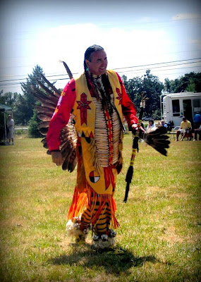 Richard Twiss at Randy Woodley's Bonnet Ceremony (photo by John Hieb)