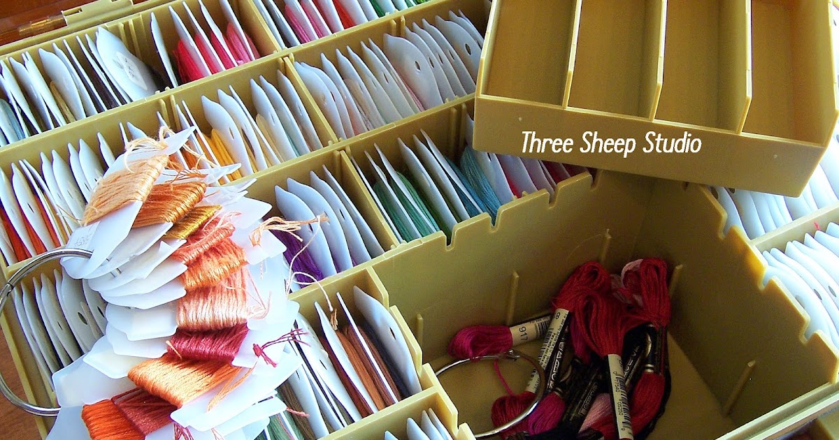 Three Sheep Studio Embroidery Floss Storage...