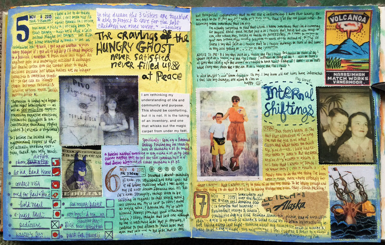 Judy Wise Hawaii and Journal Pages