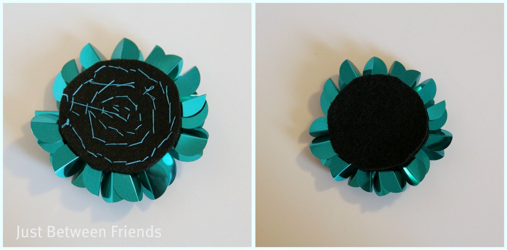 Just Between Friends Sequin Flower Tutorial