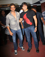 Hrithik Roshan & Vivek promote 'Krrish 3' at Chandan