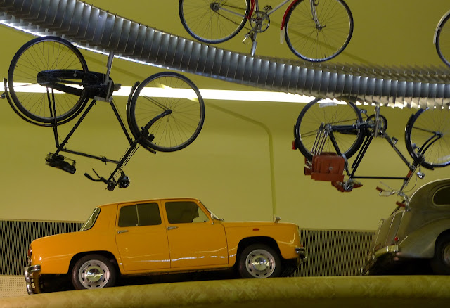 Cars and Bikes, Riverside Museum, Egg on a Stick Riverside, Museum, Glasgow, Transport, Egg on a Stick
