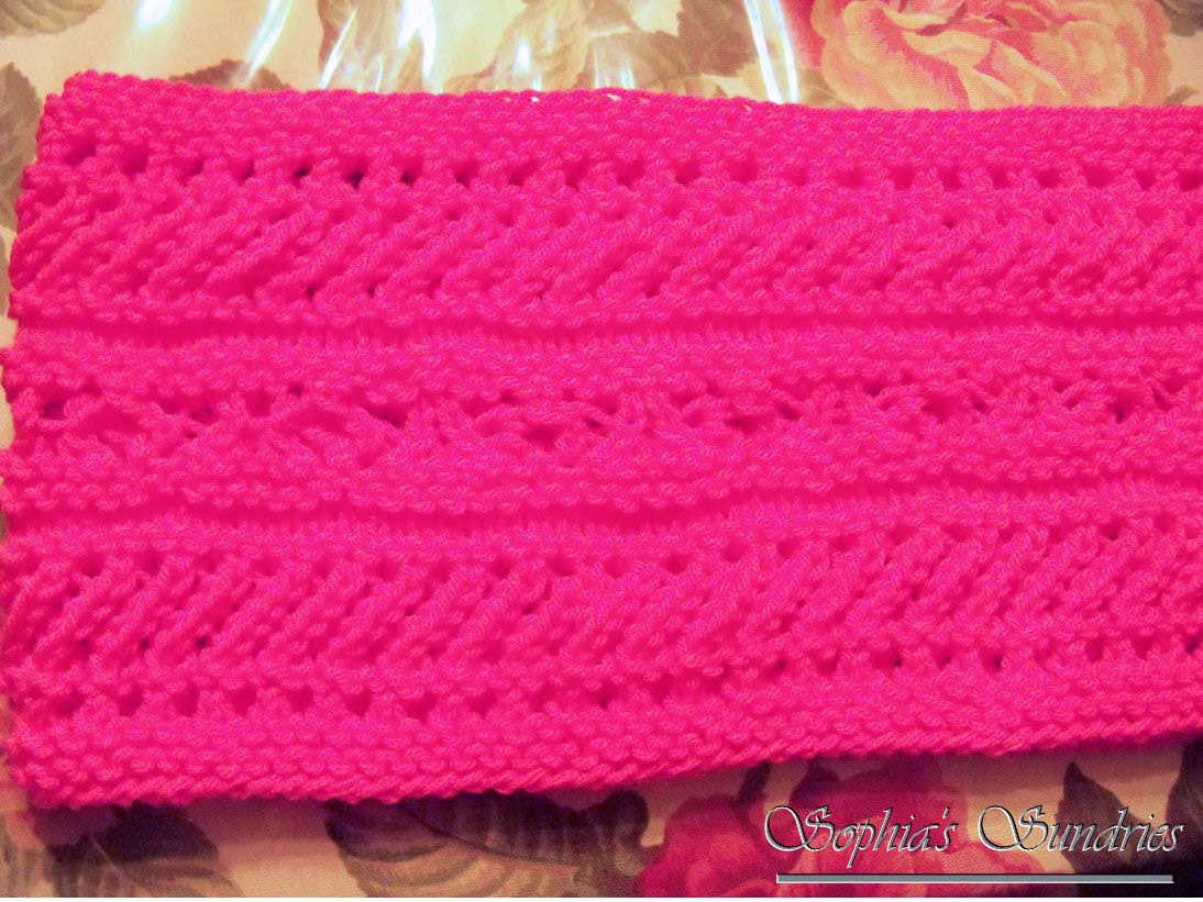 Knitting: Garland Cowl for Me Sophias Sundries