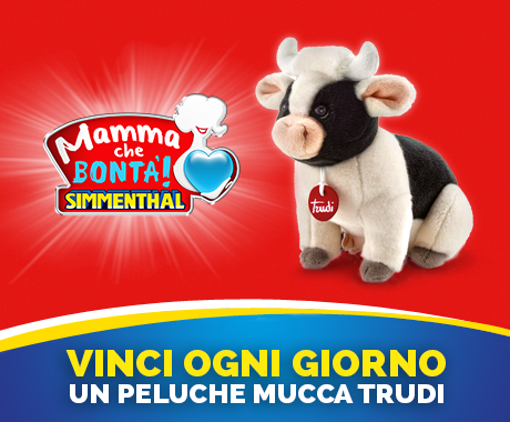 peluche mucca trudi