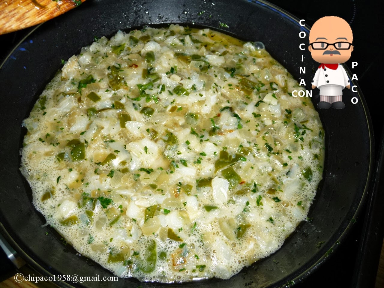 Tortilla de bacalao a la vasca Cocina con Paco