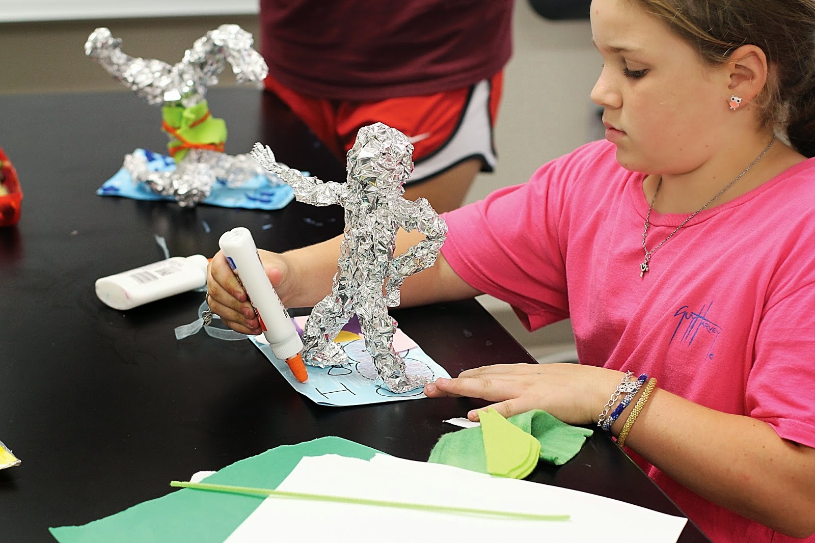 smART Class Foil People Sculptures