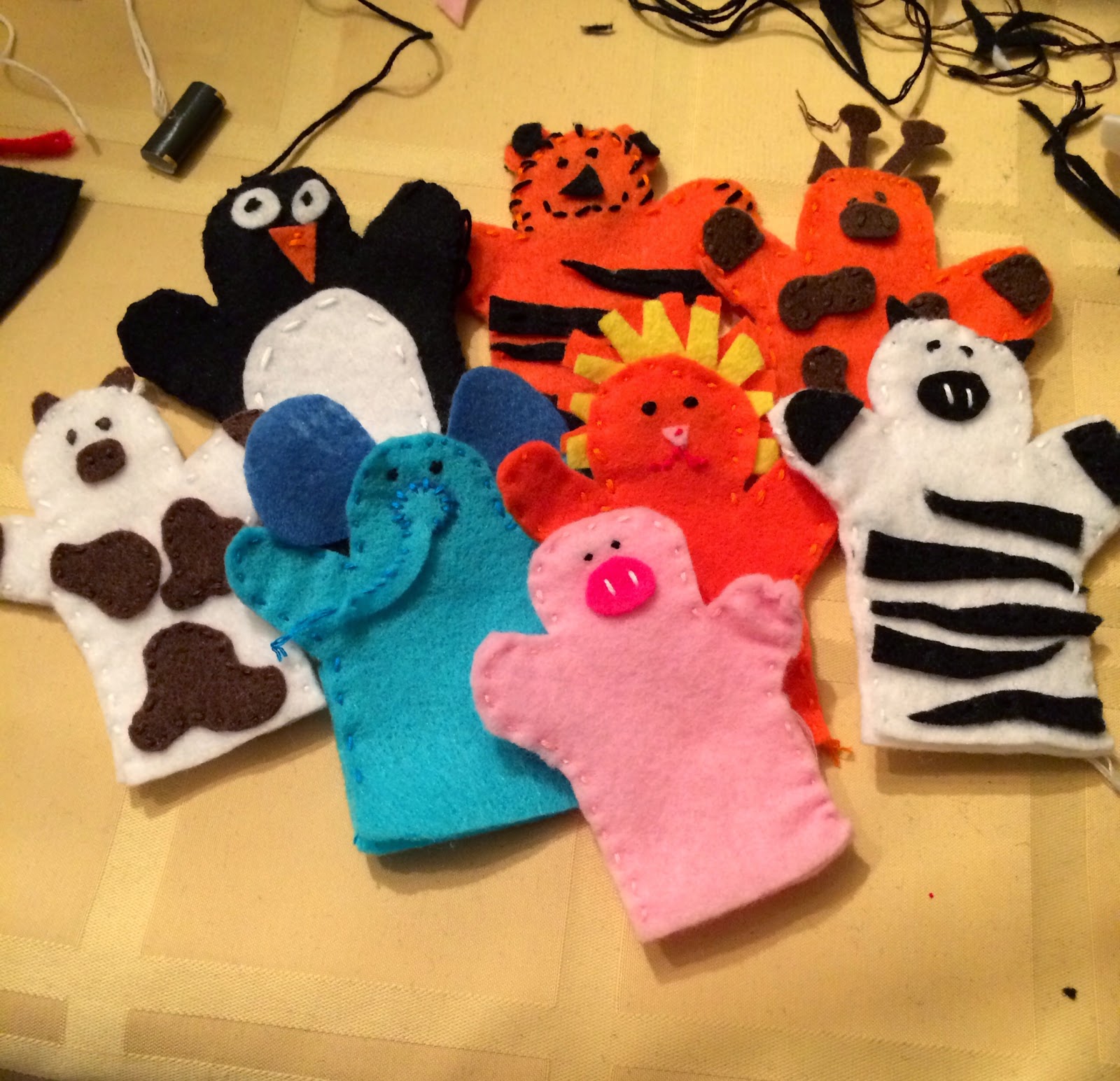 the little lewis life finger puppets