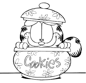 Yellow Coloring Pages Garfield Coloring Pages