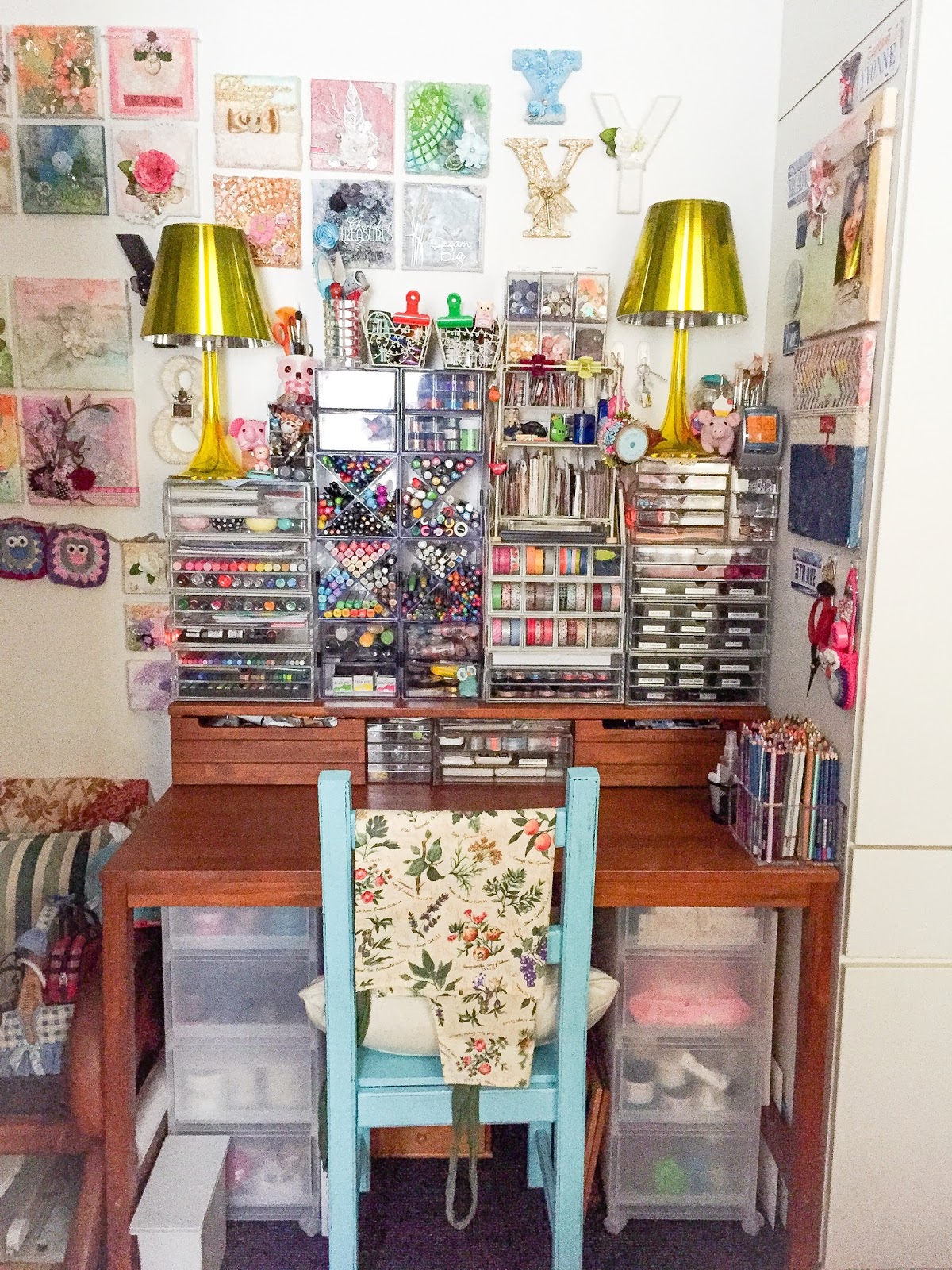 Do More With Less Storage ideas How I store my art supplies