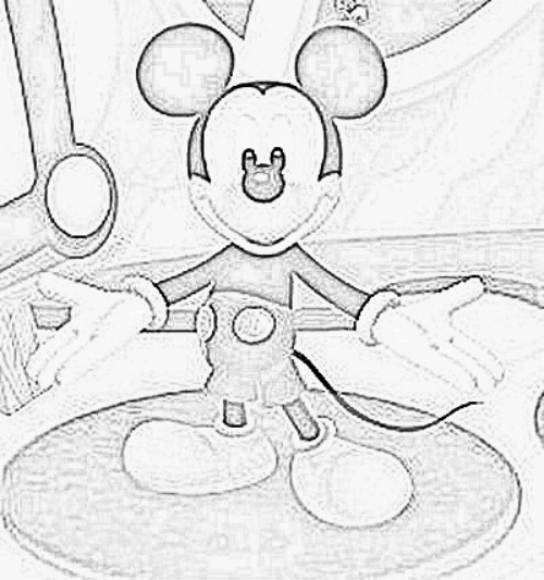 Mickey Mouse Clubhouse Coloring Pages
