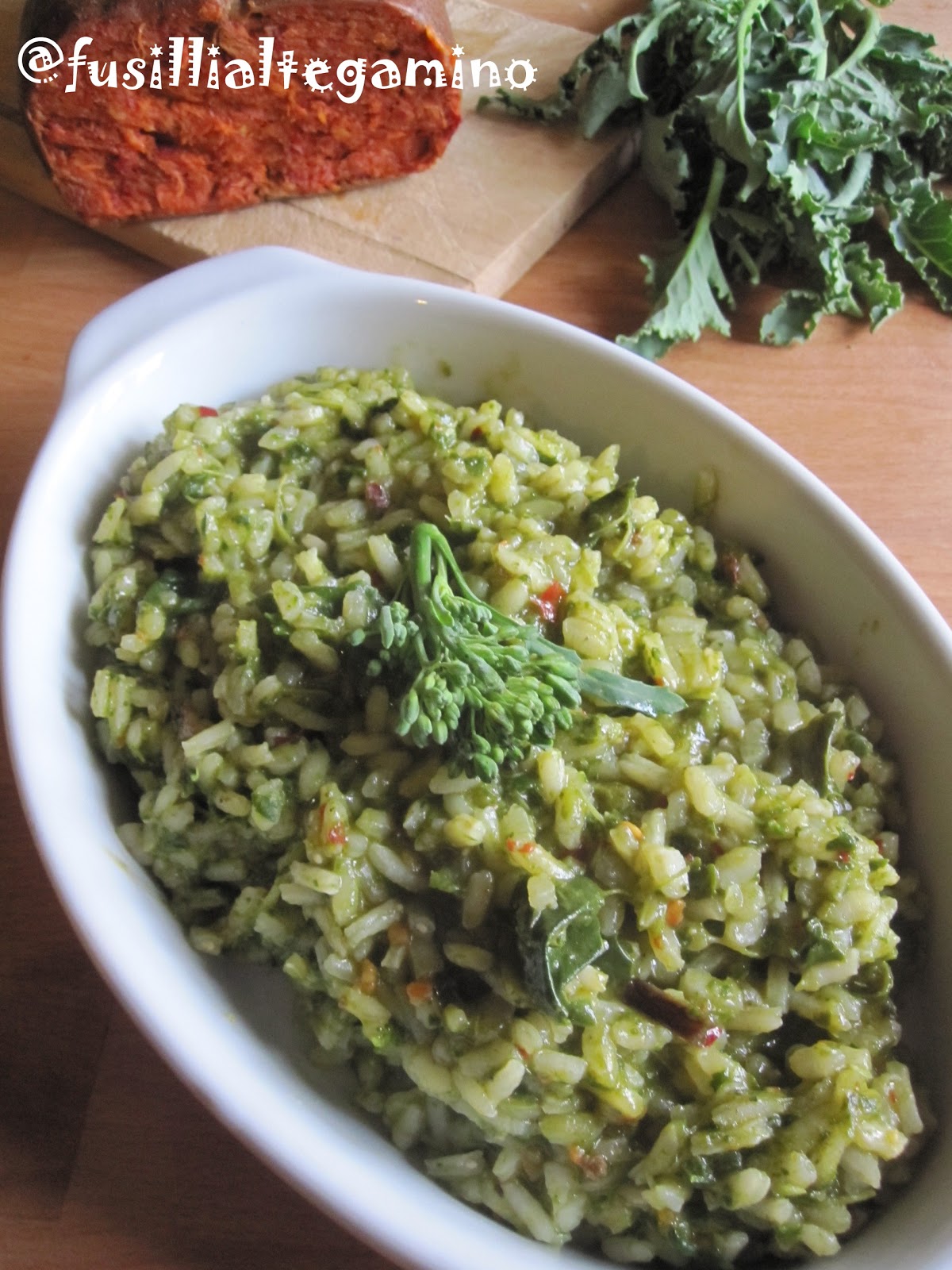 fusillialtegamino Risotto con Broccoli e 'Nduja Calabrese