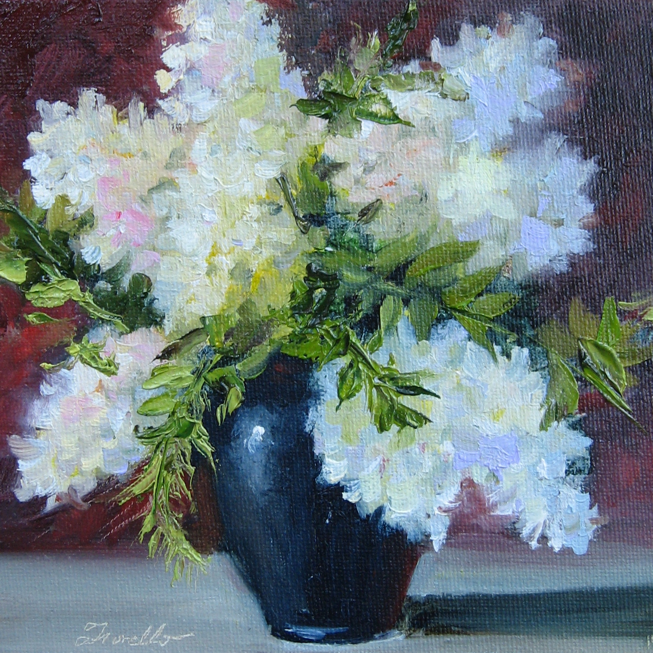 Zeh Original Art Blog Watercolor And Oil Paintings Hills Of Snow