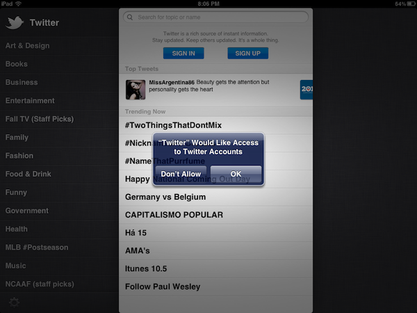 Twitter Releases A New iOS App with iOS 5 Twitter Integration and  New iPad DM Design