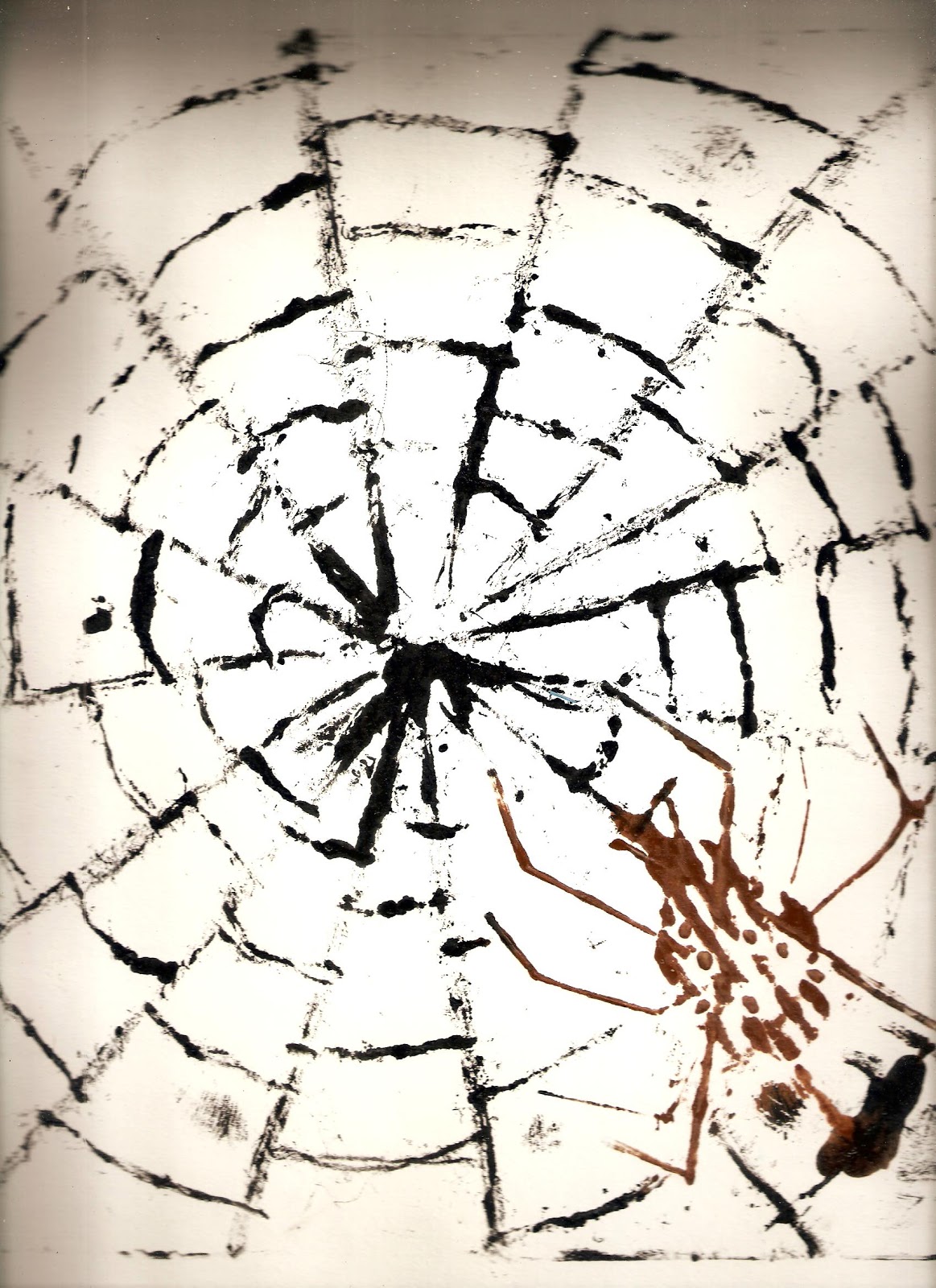 MY ART BLOG Spider  Painting