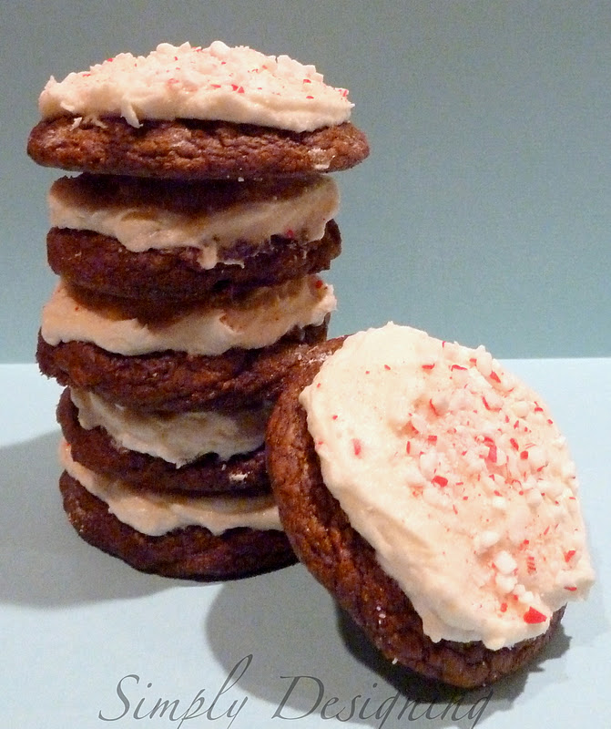 Brownie Peppermint Cookies