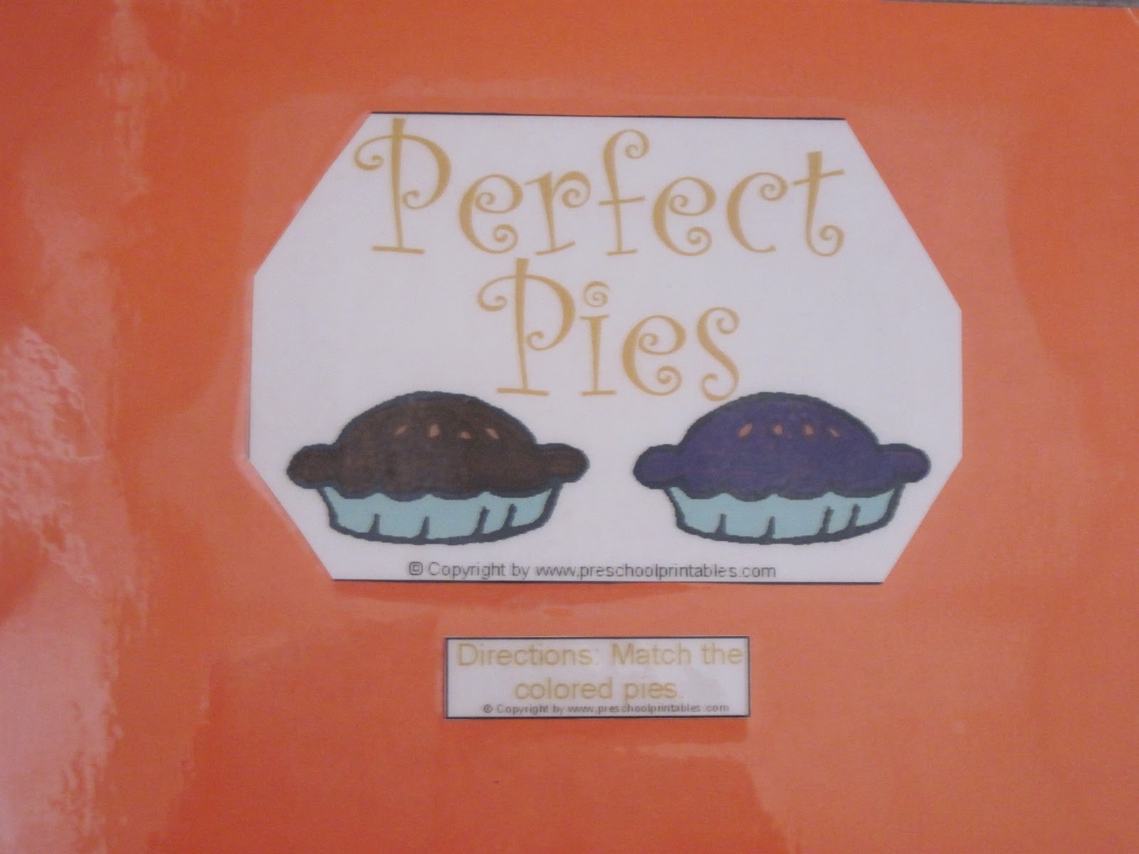 Glitter and Gluesticks Forever Pie in Your Eye Pie Preschool Lesson Plan