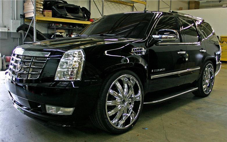 The Cadillac Escalade is a fullsize luxury sport utility vehicle SUV sold
