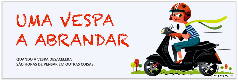 UMA VESPA A ABRANDAR