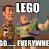 What's with all the men and lego's ?