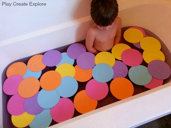 Play Create Explore: Polka Dot Bath