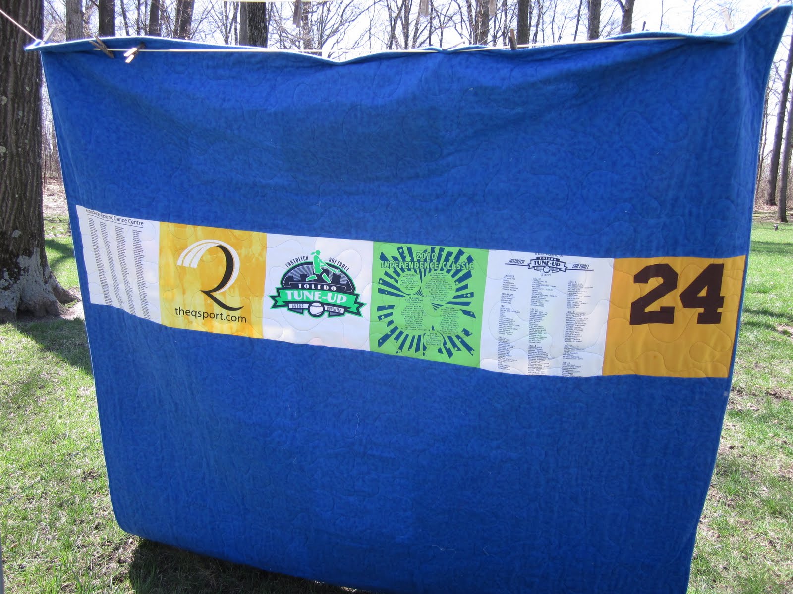 Passionate Quilter Tshirt quilt for softball player