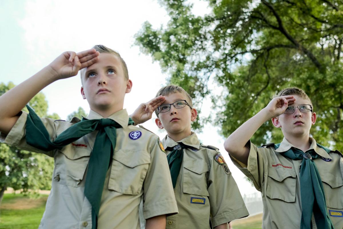 Boy scout uniform community strip hailey