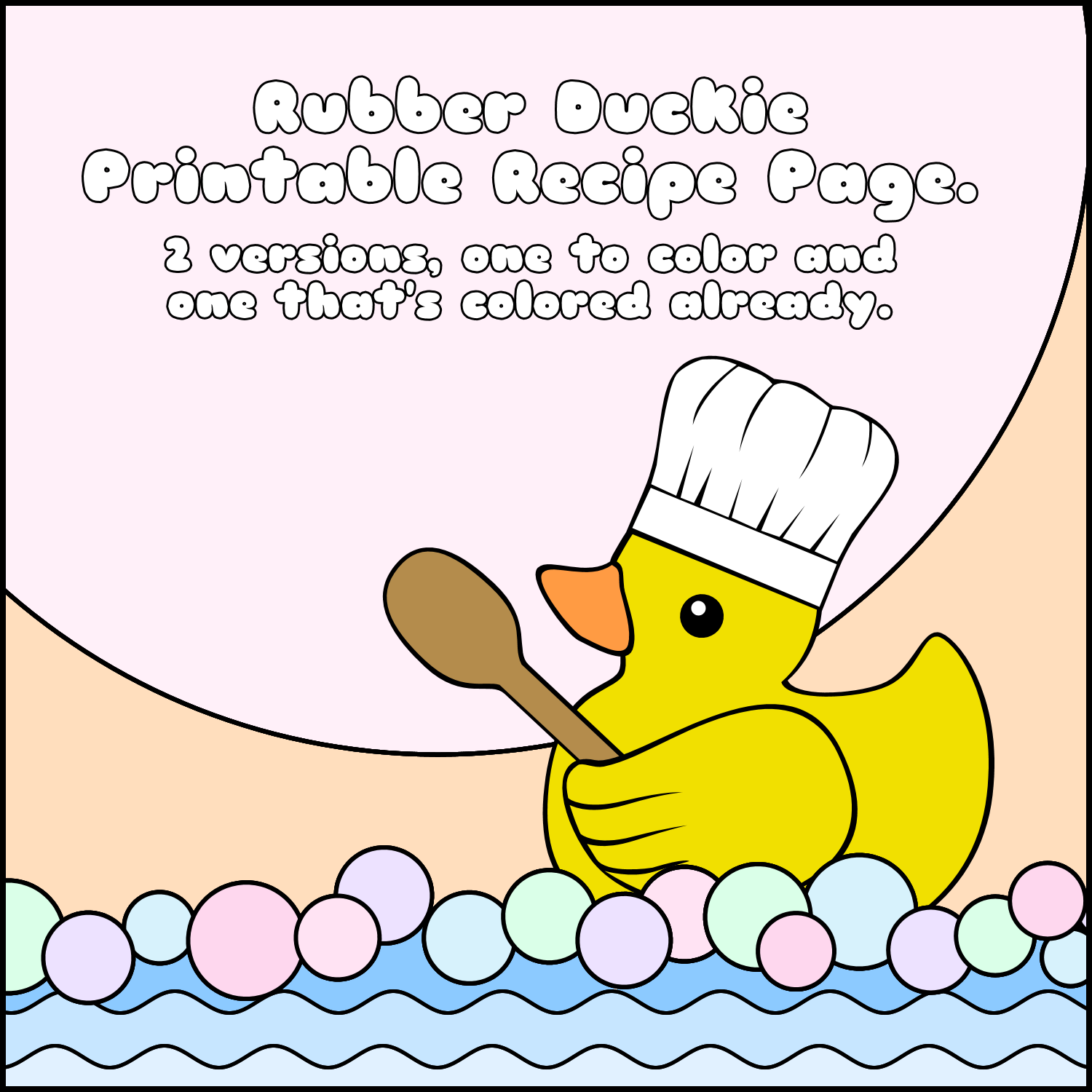 Rubber duck recipe page thumbnail