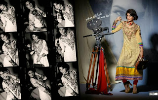 Jacqueline Fernandez is seen here modelling for a salwar kameez brand