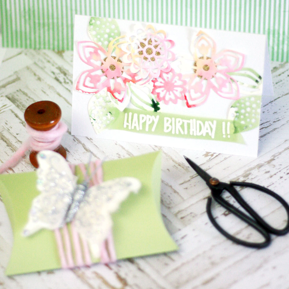 Card Making Ideas Sizzix Part - 30: A Cute Card With A Matching Box For A Small Gift Are Always A Fun Idea. Yesterday, I Had The Chance To Give Away This Summer Set.