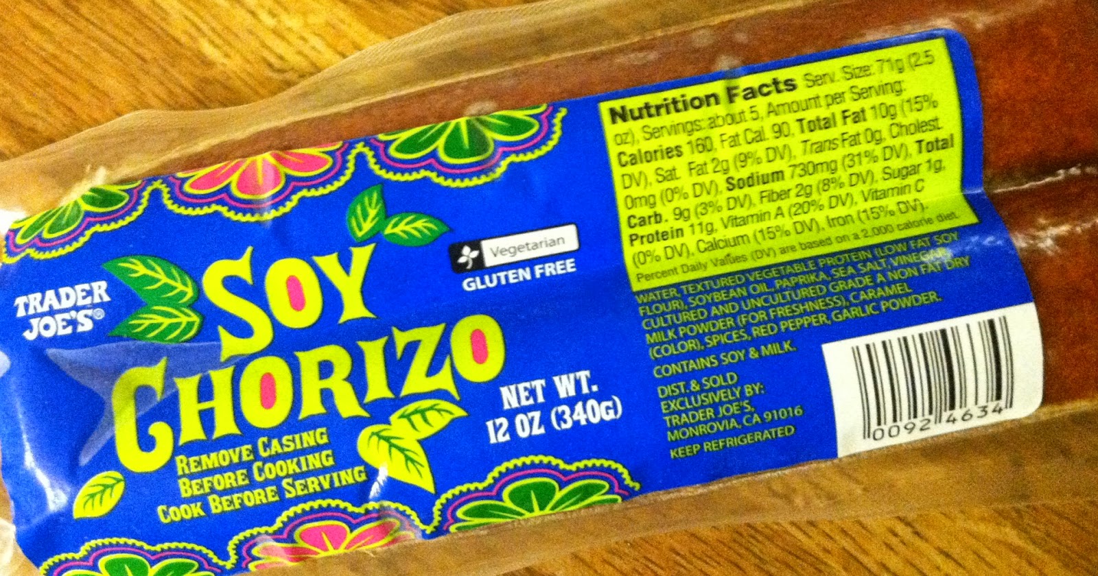 What's Good at Trader Joe's? Trader Joe's Soy Chorizo 2.0
