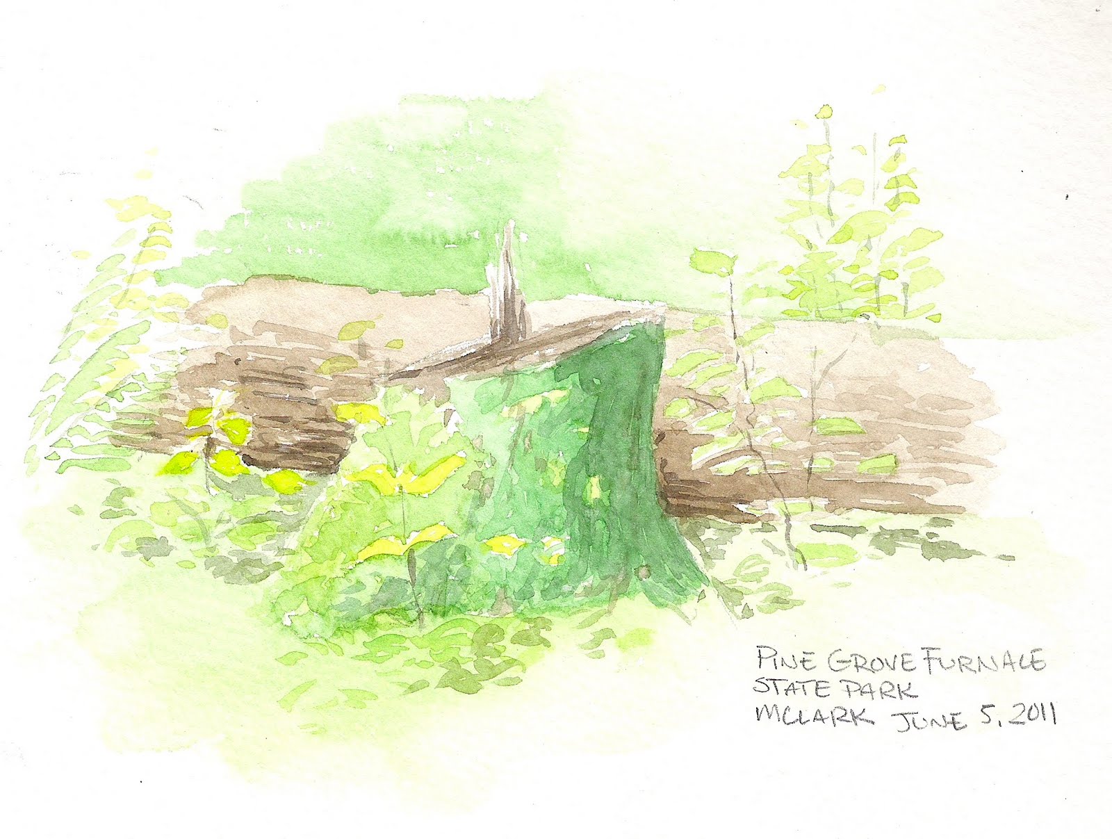 St Luke S Attic Camping Watercolor