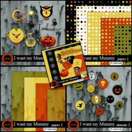 Happy Scrap Arts – I Want My Mummy bundle