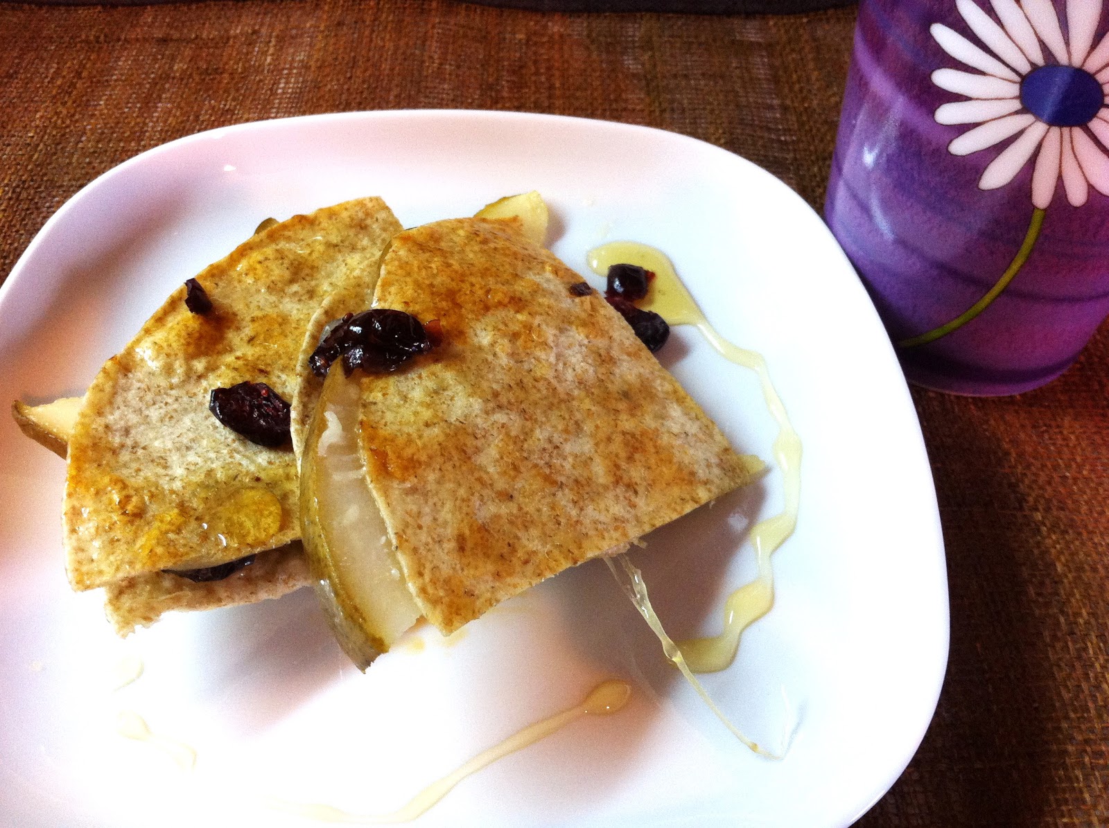 Simple PLANT BASED Recipes Pear Cheese Quesadillas