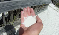 weißer Sand Mexico Beach, Florida USA